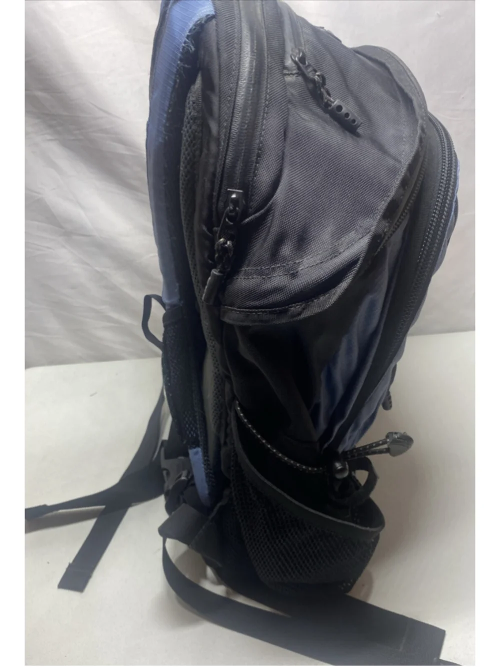 LL Bean Shockwave Backpack, Laptop Black/Blue Spacious, Hiking, School 6 Pockets
